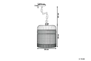 Celon Taklampe 30 cm - Svart - Belysning - Innendørsbelysning & Lamper - Taklampe - Pendellamper & Hengelamper
