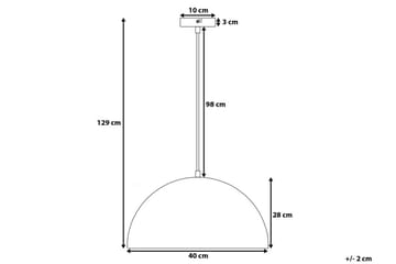 Cetina Taklampe 40 cm - Svart - Belysning - Innendørsbelysning & Lamper - Taklampe - Pendellamper & Hengelamper