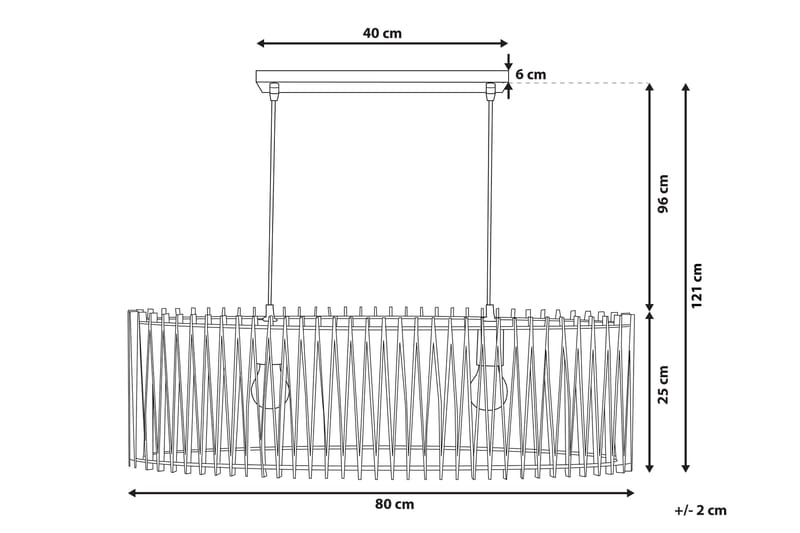 Chari Taklampe - Lysebrun - Belysning - Innendørsbelysning & Lamper - Taklampe - Pendellamper & Hengelamper