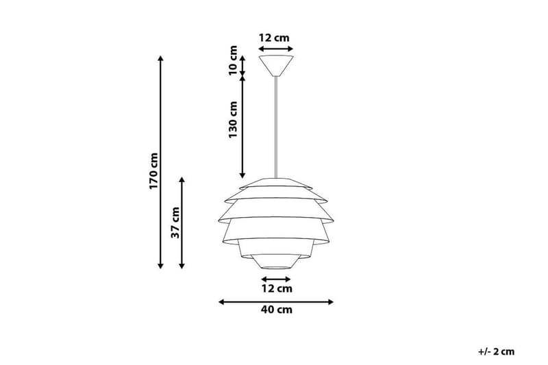 Congo Taklampe 40 cm - Hvit - Belysning - Innendørsbelysning & Lamper - Taklampe - Pendellamper & Hengelamper