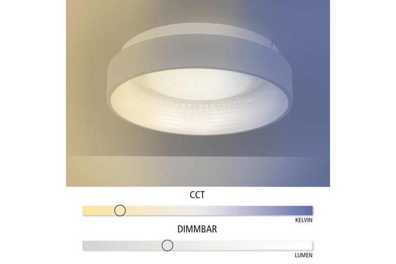 DANTE Taklampe - Grå - Belysning - Innendørsbelysning & Lamper - Taklampe - Pendellamper & Hengelamper