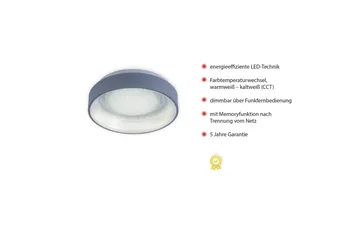 DANTE Taklampe - Grå - Belysning - Innendørsbelysning & Lamper - Taklampe - Pendellamper & Hengelamper