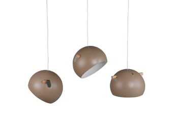 Erulv pendellampe dimbar LED stor - Brun - Belysning - Innendørsbelysning & Lamper - Taklampe - Pendellamper & Hengelamper
