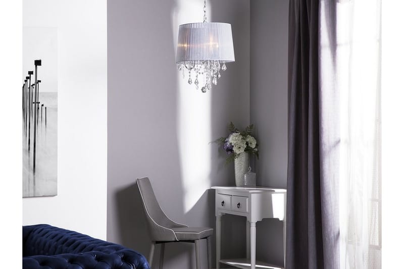 Evans Taklampe 40 cm - Hvit - Belysning - Innendørsbelysning & Lamper - Taklampe - Pendellamper & Hengelamper