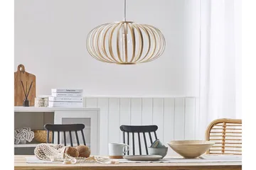 Havelen Ceiling Taklampe Oval - Bambus / Lysebrun - Belysning - Innendørsbelysning & Lamper - Taklampe - Pendellamper & Hengelamper
