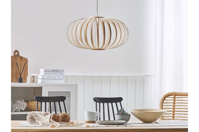Havelen Ceiling Taklampe Oval - Bambus / Lysebrun - Belysning - Innendørsbelysning & Lamper - Taklampe - Pendellamper & Hengelamper