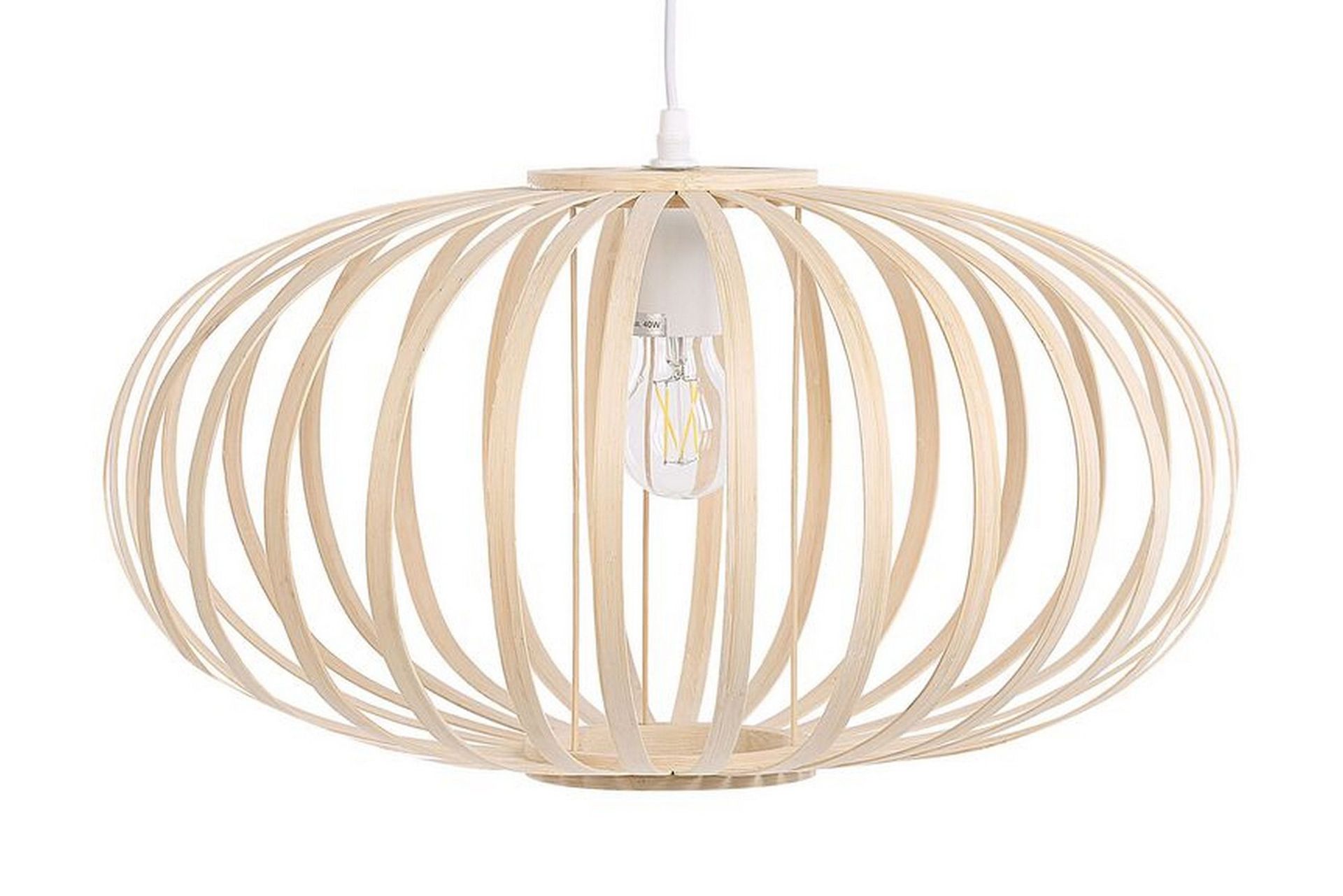 Havelen Ceiling Taklampe Oval - Bambus / Lysebrun