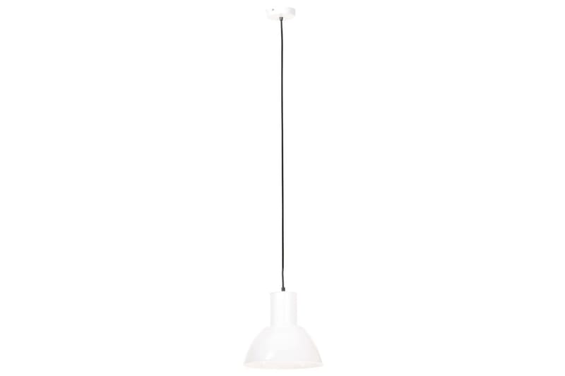 Hengelampe 25 W hvit rund 28,5 cm E27 - Hvit - Belysning - Innendørsbelysning & Lamper - Taklampe - Pendellamper & Hengelamper