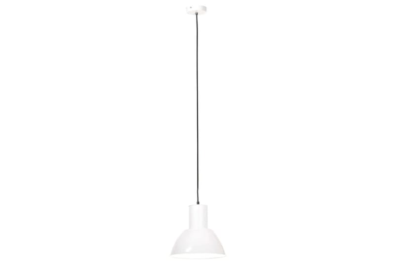 Hengelampe 25 W hvit rund 28,5 cm E27 - Hvit - Belysning - Innendørsbelysning & Lamper - Taklampe - Pendellamper & Hengelamper