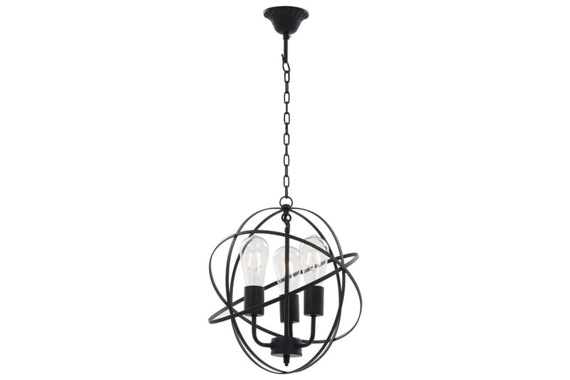 Hengelampe svart sfrisk 3 x E27 lysprer - Svart - Belysning - Innendørsbelysning & Lamper - Taklampe - Pendellamper & Hengelamper