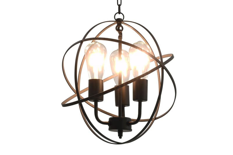 Hengelampe svart sfrisk 3 x E27 lysprer - Svart - Belysning - Innendørsbelysning & Lamper - Taklampe - Pendellamper & Hengelamper
