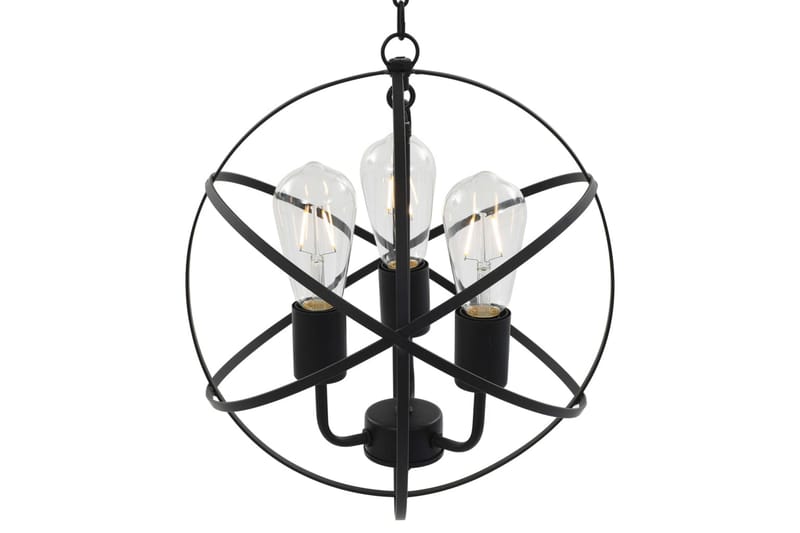 Hengelampe svart sfrisk 3 x E27 lysprer - Svart - Belysning - Innendørsbelysning & Lamper - Taklampe - Pendellamper & Hengelamper