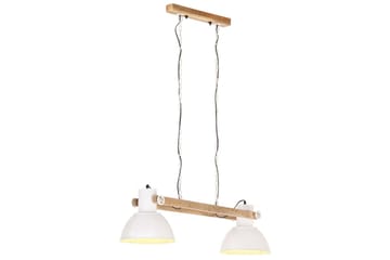 Industriell hengelampe 25 W hvit 109 cm E27 - Hvit - Belysning - Innendørsbelysning & Lamper - Taklampe - Pendellamper & Hengelamper