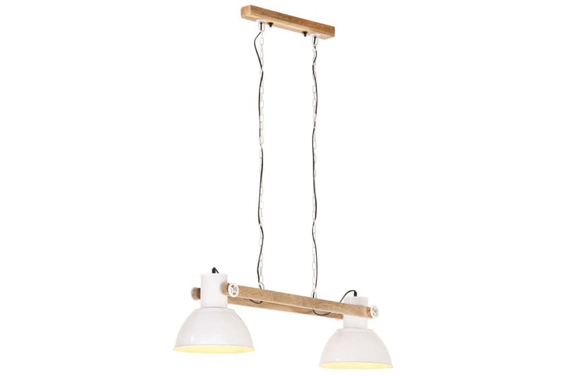 Industriell hengelampe 25 W hvit 109 cm E27 - Hvit - Belysning - Innendørsbelysning & Lamper - Taklampe - Pendellamper & Hengelamper