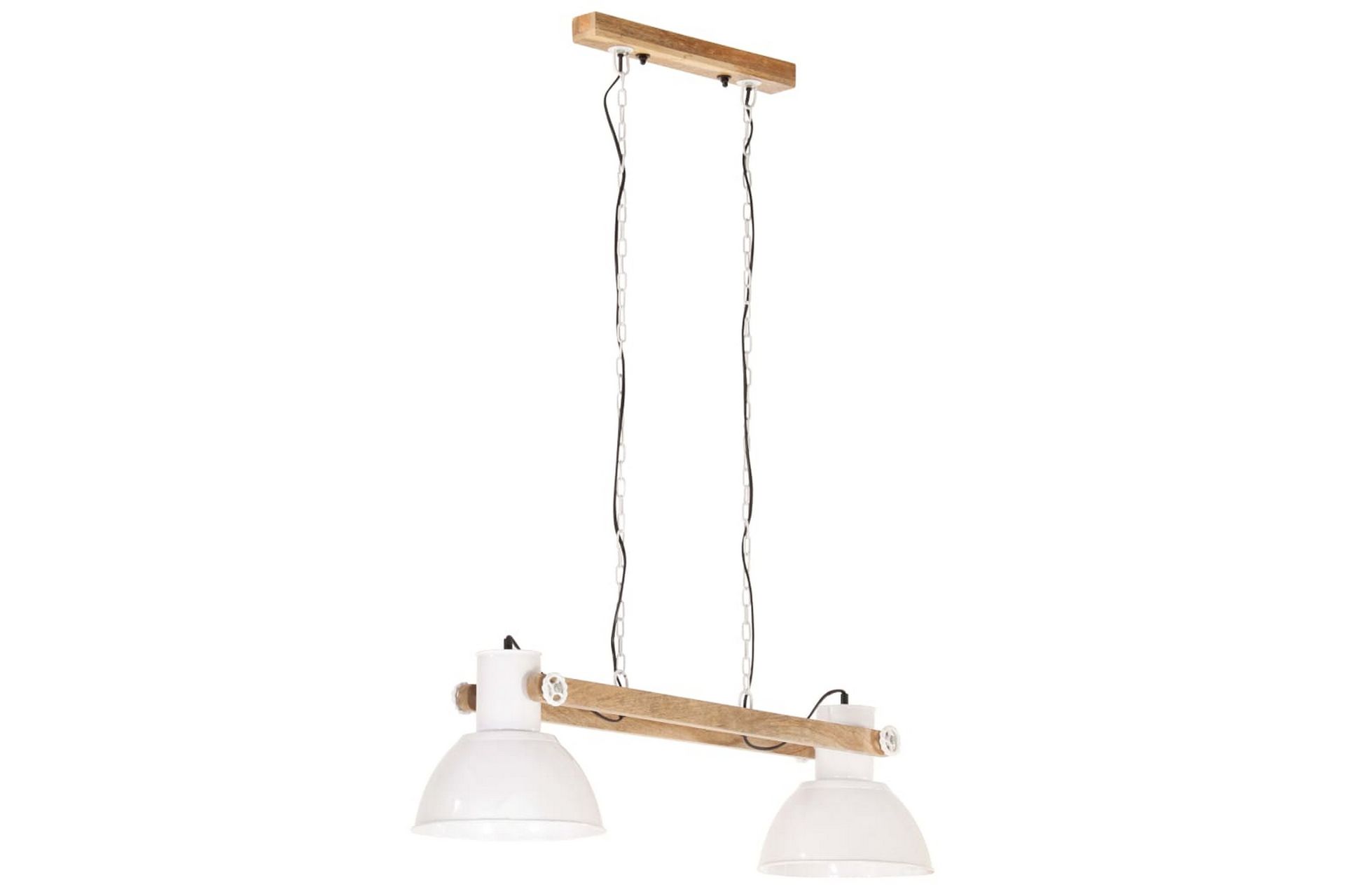 Industriell hengelampe 25 W hvit 109 cm E27 - Hvit - Belysning - Innendørsbelysning & Lamper - Taklampe - Pendellamper & Hengelamper