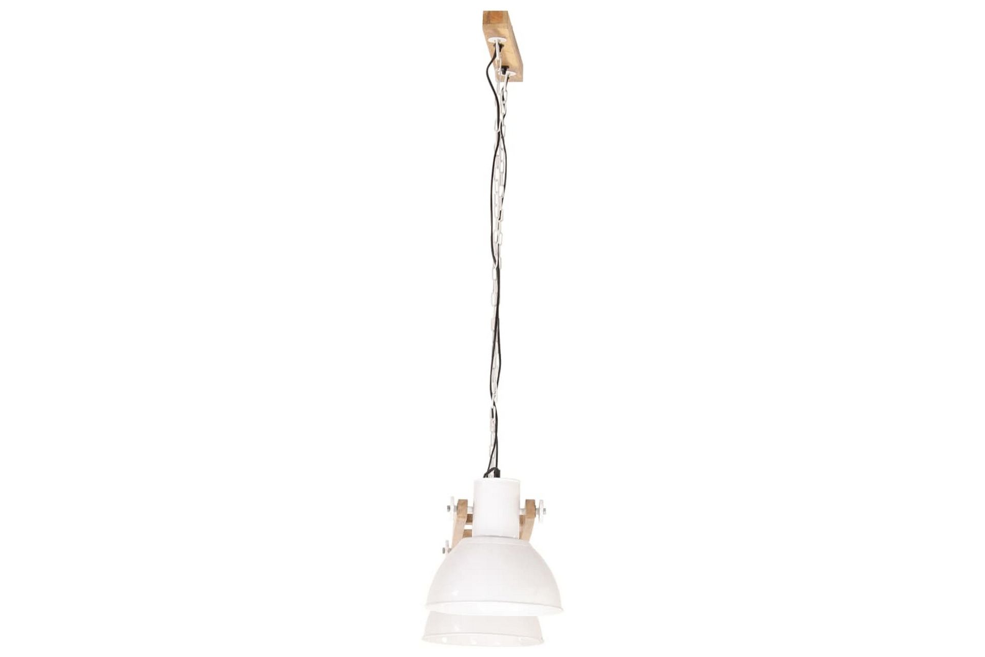 Industriell hengelampe 25 W hvit 109 cm E27 - Hvit - Belysning - Innendørsbelysning & Lamper - Taklampe - Pendellamper & Hengelamper