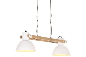 Industriell hengelampe 25 W hvit 109 cm E27 - Hvit - Belysning - Innendørsbelysning & Lamper - Taklampe - Pendellamper & Hengelamper