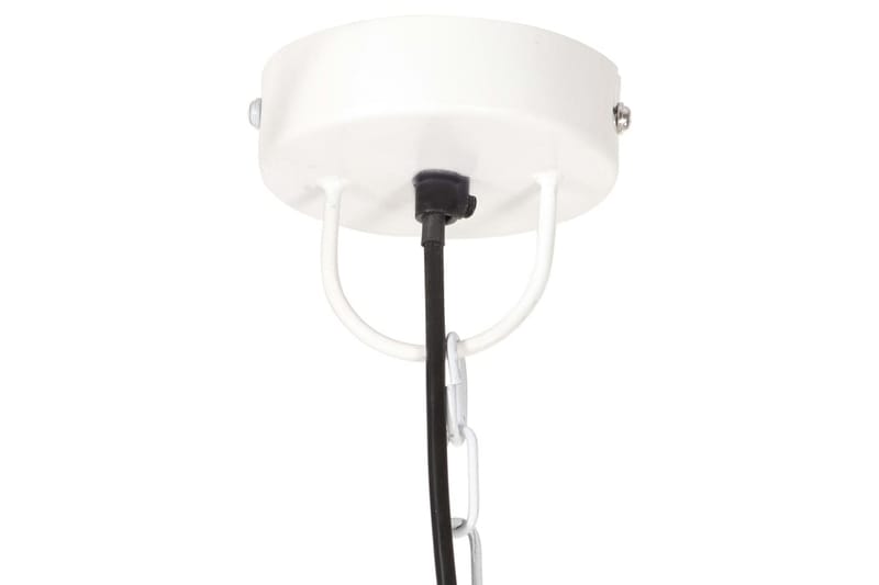 Industriell hengelampe 25 W hvit rund 30 cm E27 - Hvit - Belysning - Innendørsbelysning & Lamper - Taklampe - Pendellamper & Hengelamper