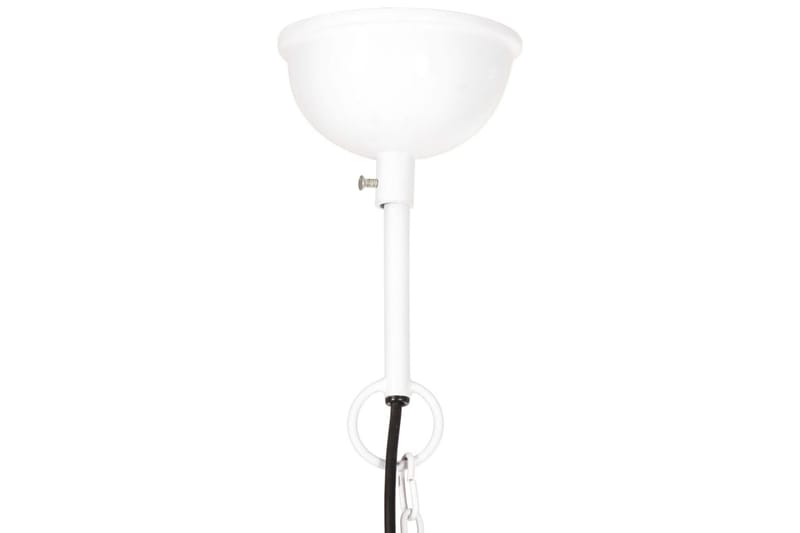 Industriell hengelampe 25 W hvit rund 40 cm E27 - Hvit - Belysning - Innendørsbelysning & Lamper - Taklampe - Pendellamper & Hengelamper