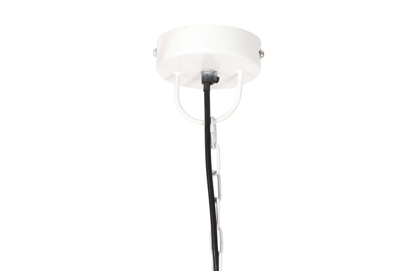 Industriell hengelampe 25 W hvit rund 42 cm E27 - Hvit - Belysning - Innendørsbelysning & Lamper - Taklampe - Pendellamper & Hengelamper