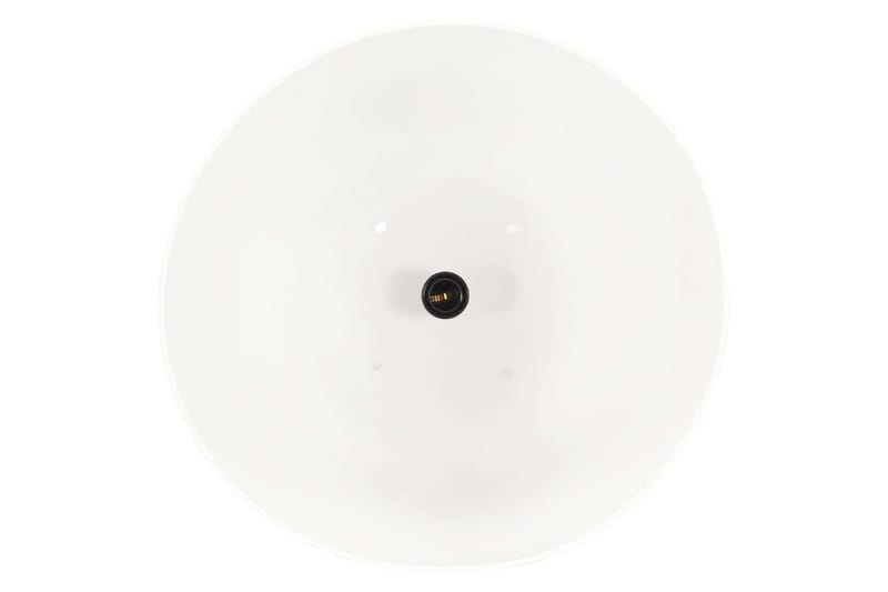 Industriell hengelampe 25 W hvit rund 42 cm E27 - Hvit - Belysning - Innendørsbelysning & Lamper - Taklampe - Pendellamper & Hengelamper