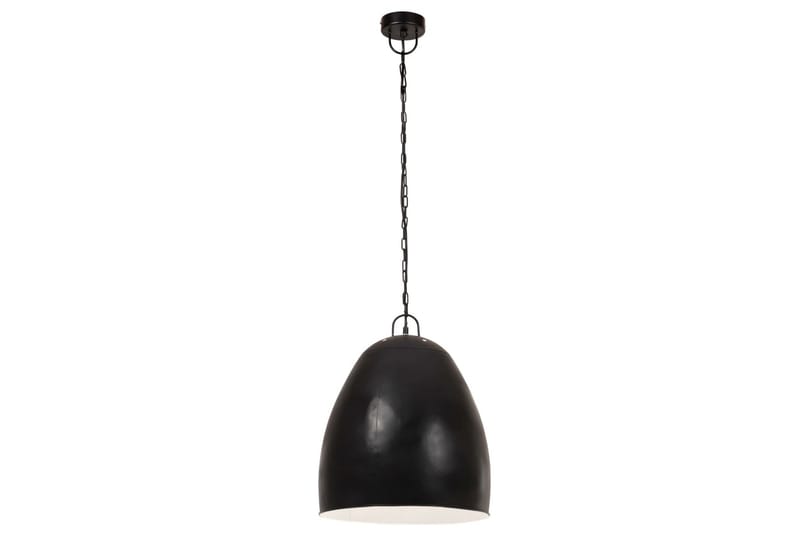 Industriell hengelampe 25 W matt svart rund 42 cm E27 - Svart - Belysning - Innendørsbelysning & Lamper - Taklampe - Pendellamper & Hengelamper