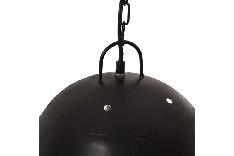 Industriell hengelampe 25 W matt svart rund 42 cm E27 - Svart - Belysning - Innendørsbelysning & Lamper - Taklampe - Pendellamper & Hengelamper