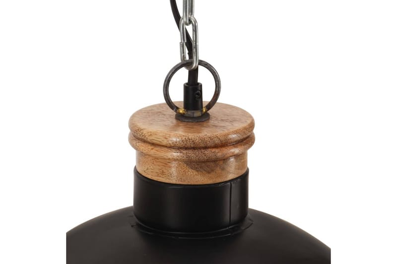 Industriell hengelampe 32 cm svart E27 - Svart - Taklampe kjøkken - Vinduslampe hengende - Vinduslampe - Pendellamper & Hengelamper - Soveromslampe - Stuelampe