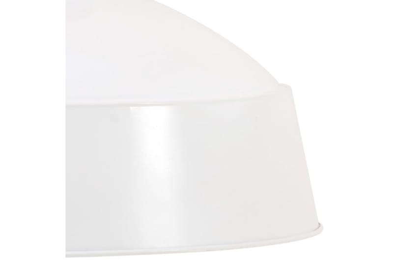 Industriell hengelampe 42 cm hvit E27 - Hvit - Taklampe kjøkken - Vinduslampe hengende - Vinduslampe - Pendellamper & Hengelamper - Soveromslampe - Stuelampe