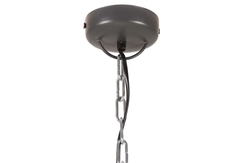 Industriell hengelampe grå jern og heltre 35 cm E27 - Grå - Taklampe kjøkken - Vinduslampe hengende - Vinduslampe - Pendellamper & Hengelamper - Soveromslampe - Stuelampe