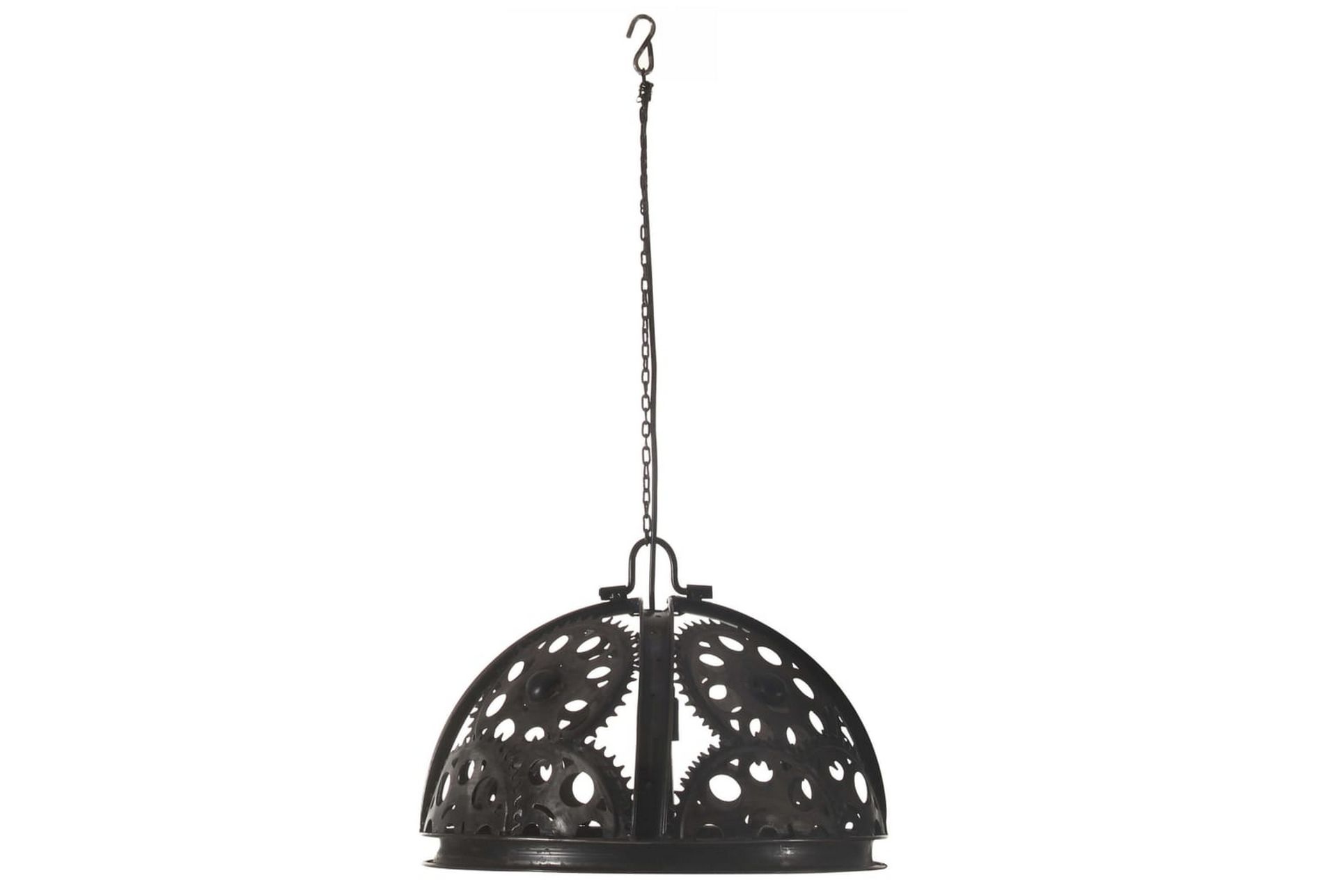 Industriell taklampe i kjedehjulsdesign 45 cm E27 - Svart - Belysning - Innendørsbelysning & Lamper - Taklampe - Pendellamper & Hengelamper