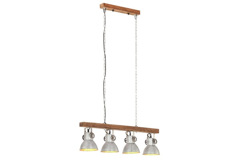 Industriell taklampe sølv E27 mangotre - Silver - Belysning - Innendørsbelysning & Lamper - Taklampe - Pendellamper & Hengelamper