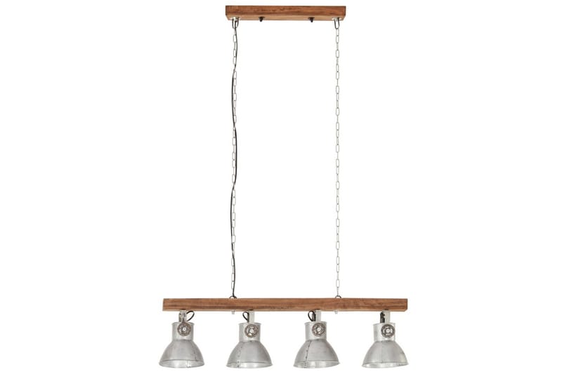 Industriell taklampe sølv E27 mangotre - Silver - Belysning - Innendørsbelysning & Lamper - Taklampe - Pendellamper & Hengelamper