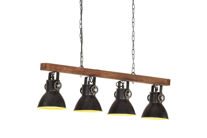 Industriell taklampe svart E27 mangotre - Svart - Belysning - Innendørsbelysning & Lamper - Taklampe - Pendellamper & Hengelamper