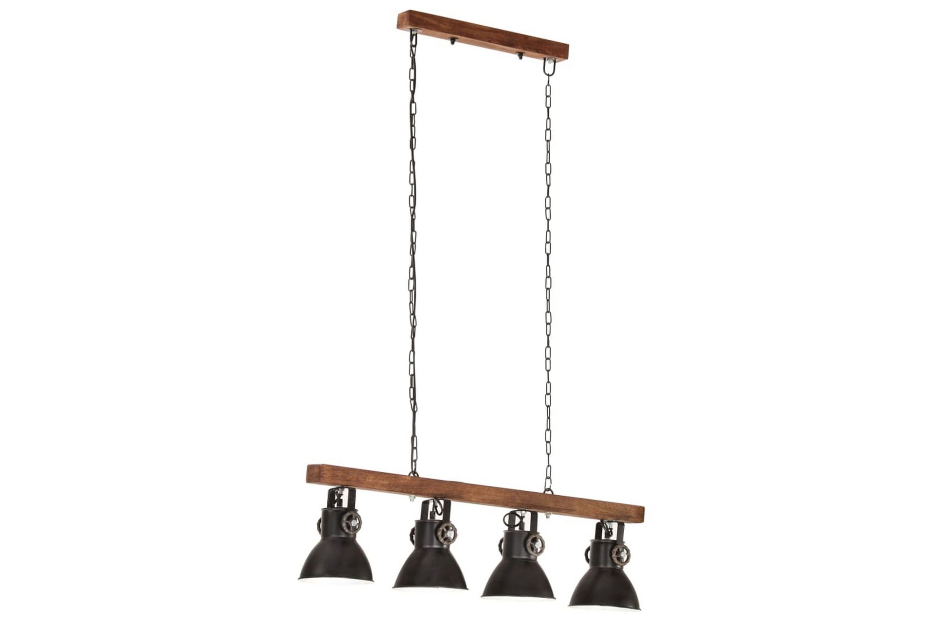 Industriell taklampe svart E27 mangotre - Svart - Belysning - Innendørsbelysning & Lamper - Taklampe - Pendellamper & Hengelamper