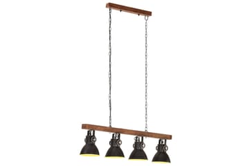 Industriell taklampe svart E27 mangotre - Svart - Belysning - Innendørsbelysning & Lamper - Taklampe - Pendellamper & Hengelamper