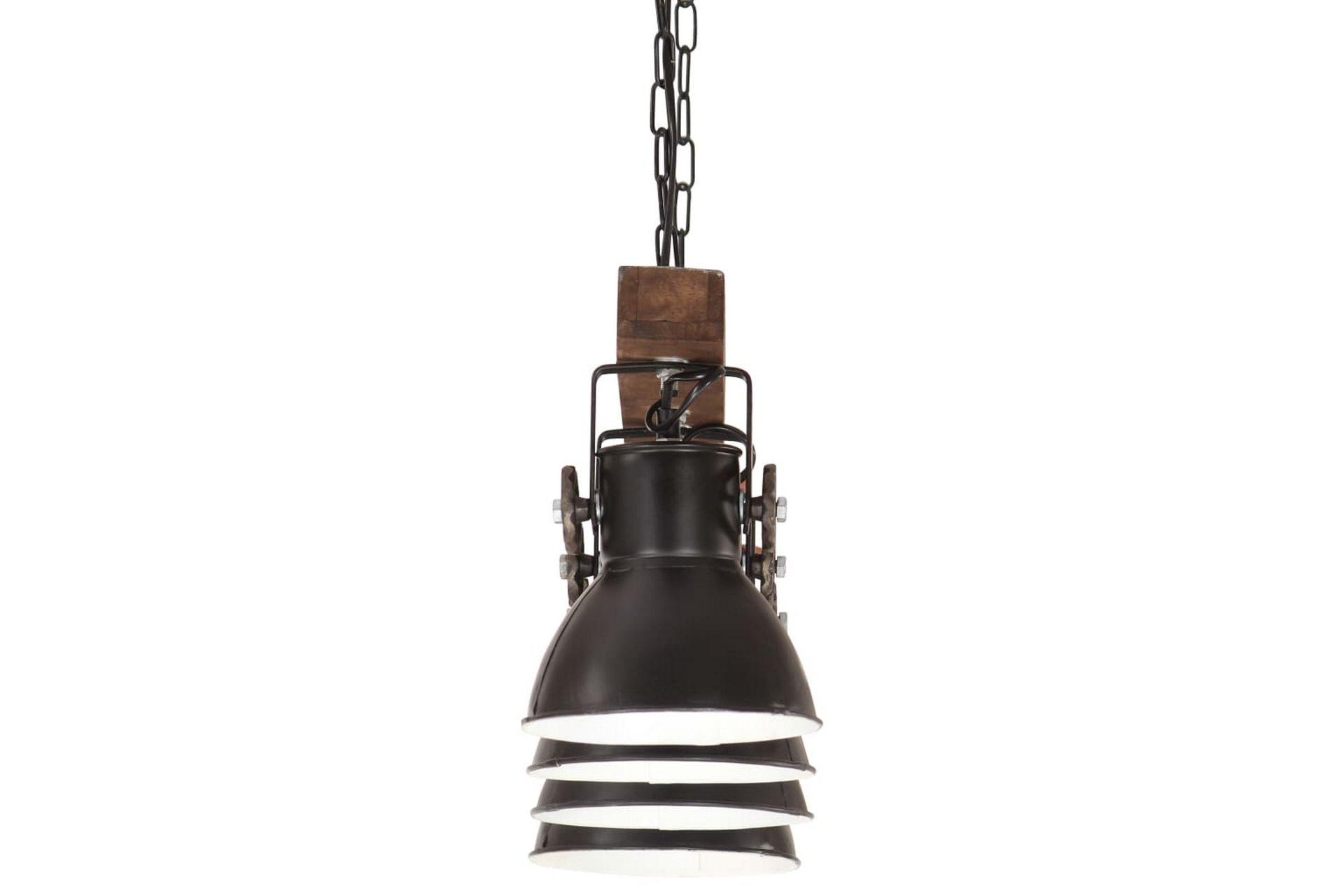 Industriell taklampe svart E27 mangotre - Svart - Belysning - Innendørsbelysning & Lamper - Taklampe - Pendellamper & Hengelamper