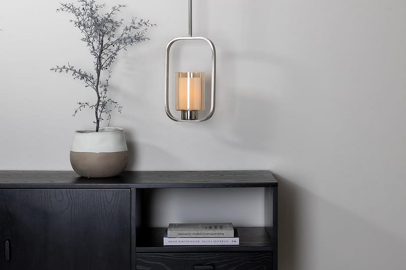 Kamas Pendellampe LED Liten Sølv - Taklampe kjøkken - Vinduslampe hengende - Vinduslampe - Pendellamper & Hengelamper - Soveromslampe - Stuelampe