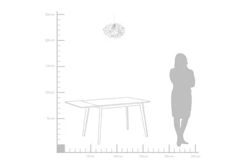 Lamone Taklampe 40 cm - Hvit - Belysning - Innendørsbelysning & Lamper - Taklampe - Pendellamper & Hengelamper