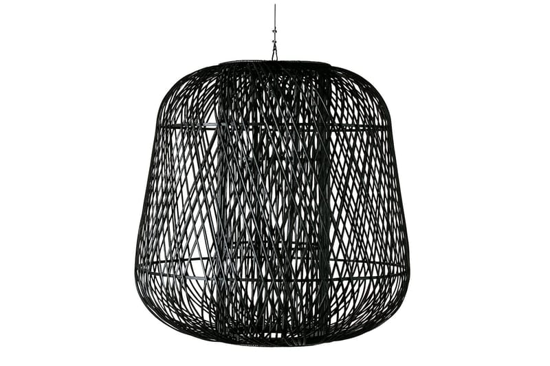 Lashawn Hengelampe 100x100 cm - Bambus/Svart - Taklampe kjøkken - Vinduslampe hengende - Vinduslampe - Pendellamper & Hengelamper - Soveromslampe - Strømlampe - Stuelampe