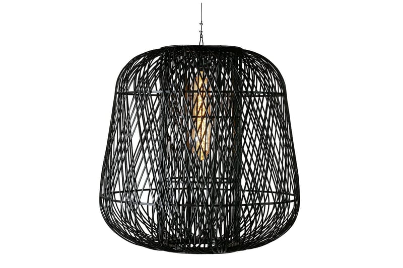 Lashawn Hengelampe 100x100 cm - Bambus/Svart - Belysning - Innendørsbelysning & Lamper - Taklampe - Pendellamper & Hengelamper