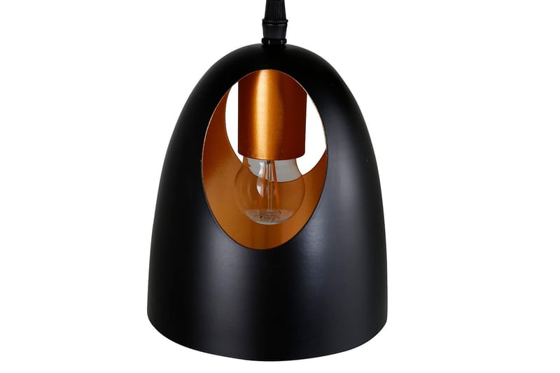 Lendale Pendellampe Dimbar LED Medium Svart/Kobber - Taklampe kjøkken - Vinduslampe hengende - Vinduslampe - Pendellamper & Hengelamper - Soveromslampe - Stuelampe
