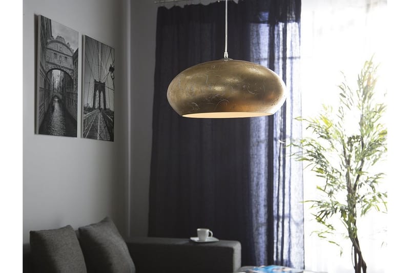 Limnatis Taklampe 48 cm - Gull - Taklampe kjøkken - Vinduslampe hengende - Vinduslampe - Pendellamper & Hengelamper - Soveromslampe - Stuelampe