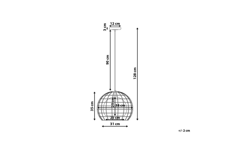 Liri Taklampe 31 cm - Kobber - Taklampe kjøkken - Vinduslampe hengende - Vinduslampe - Pendellamper & Hengelamper - Soveromslampe - Strømlampe - Stuelampe