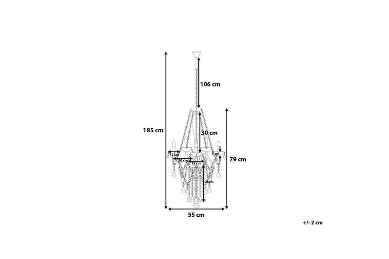 Locone Taklampe 79 cm - Sølv - Belysning - Innendørsbelysning & Lamper - Taklampe - Pendellamper & Hengelamper