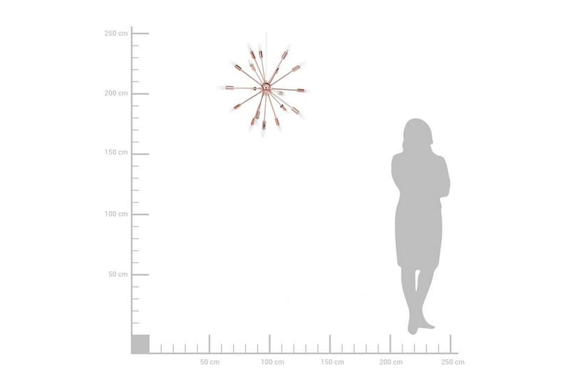Maguse Taklampe 59 cm - Kobber - Belysning - Innendørsbelysning & Lamper - Taklampe - Pendellamper & Hengelamper