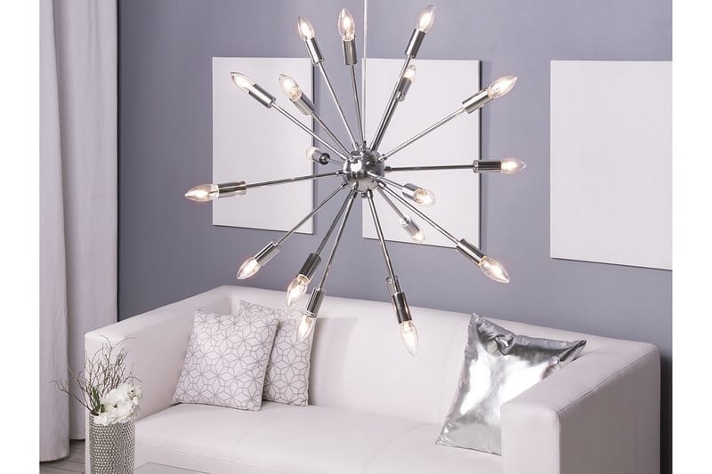 Maguse Taklampe 59 cm - Sølv - Belysning - Innendørsbelysning & Lamper - Taklampe - Pendellamper & Hengelamper