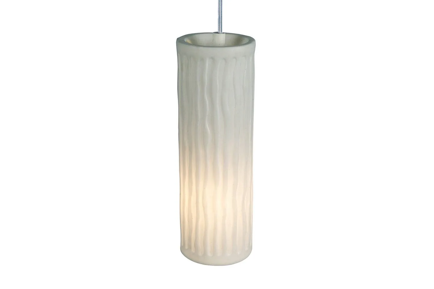 Marlana Taklampe Striper 23 cm - Hvit