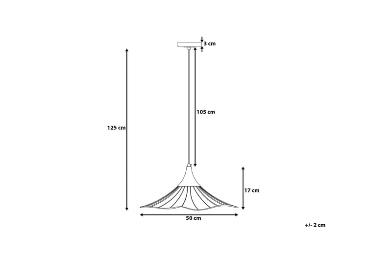 Mazaro Taklampe 50 cm - Svart - Taklampe kjøkken - Vinduslampe hengende - Vinduslampe - Pendellamper & Hengelamper - Soveromslampe - Stuelampe