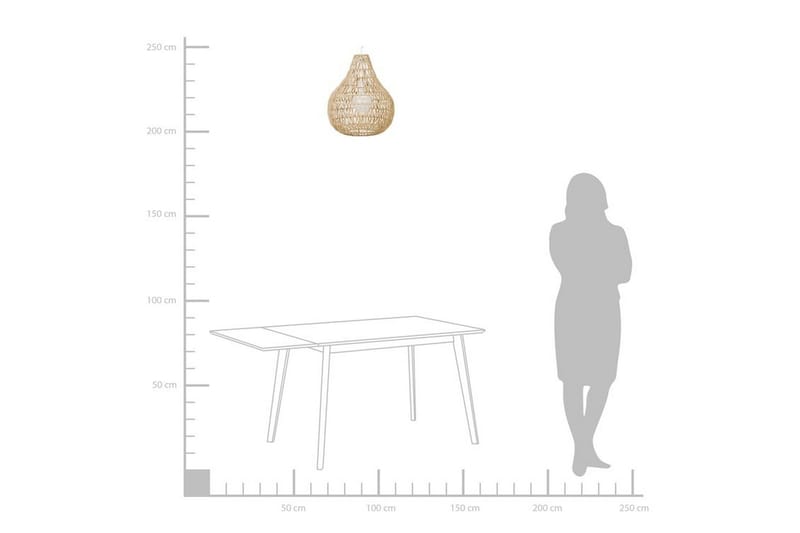 Molopo Taklampe 40 cm - Beige - Belysning - Innendørsbelysning & Lamper - Taklampe - Pendellamper & Hengelamper